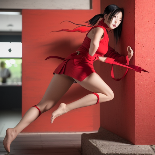 0 - red kunoichi minidress.png