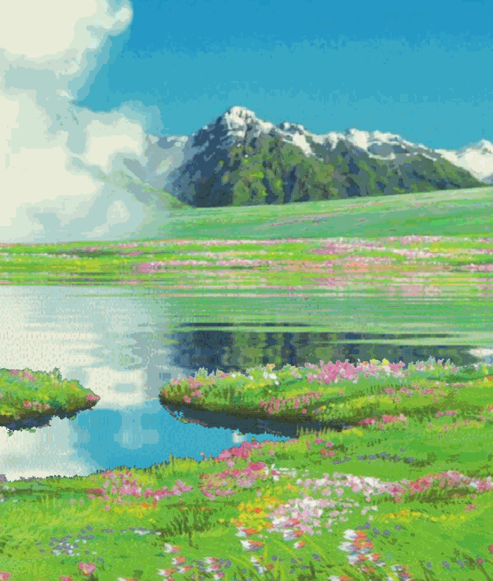 Animated Background - Mountains 02 - example.gif
