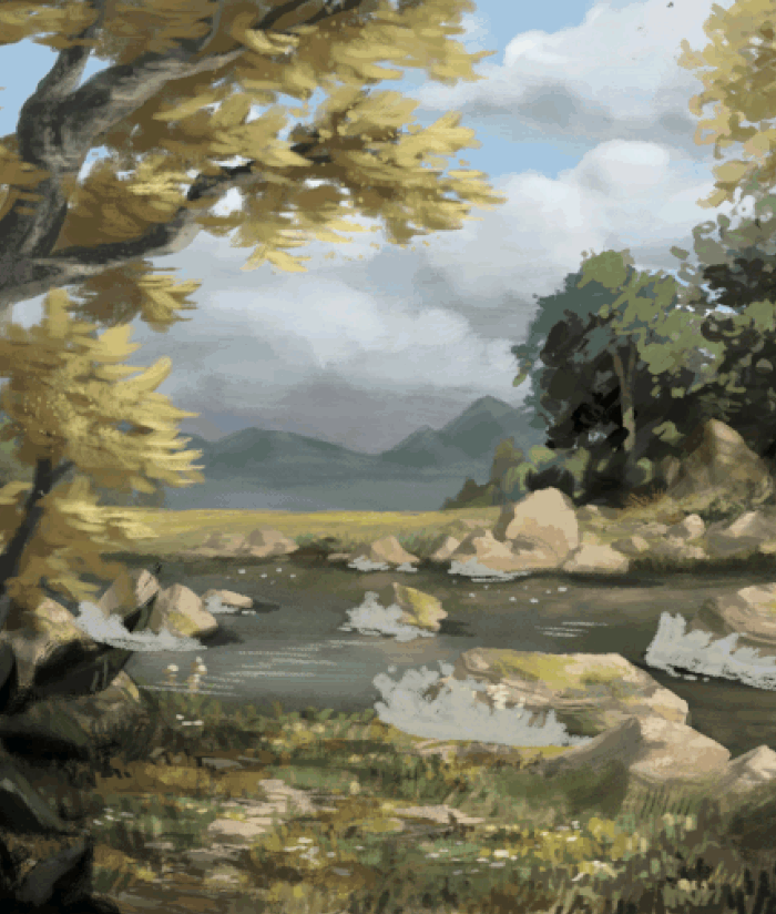 Animated Background - River - example.gif