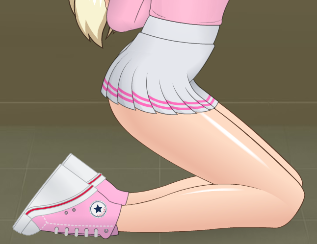 HighWaistMiniSkirt Pleated Preivew.PNG