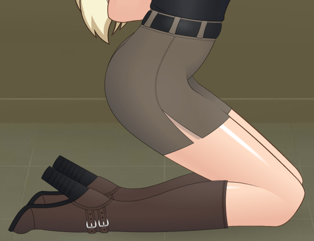 HighWaistSkirt Short Split V2 Preview.png