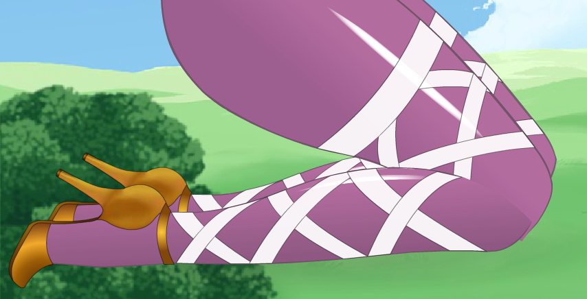 Leg Ribbons and Golden Heels.png