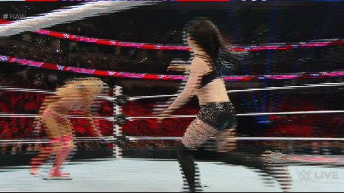 paige vs summer 1 spinning kick.gif