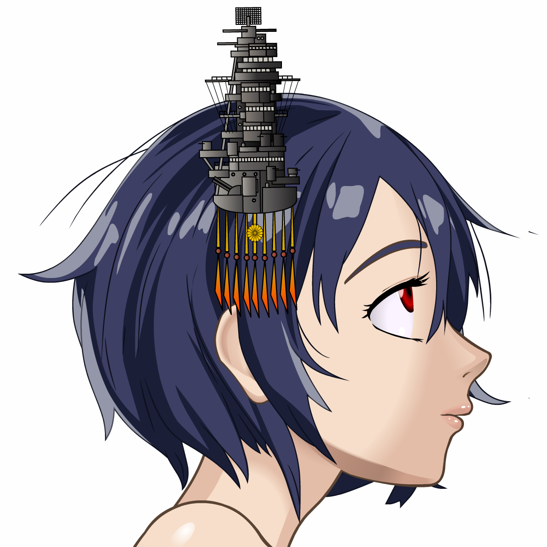 Yamashiro Static Hair (SWF)