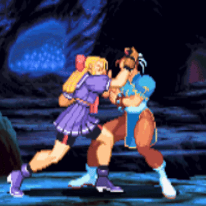 Karin Smashing Chun Li Rapidly