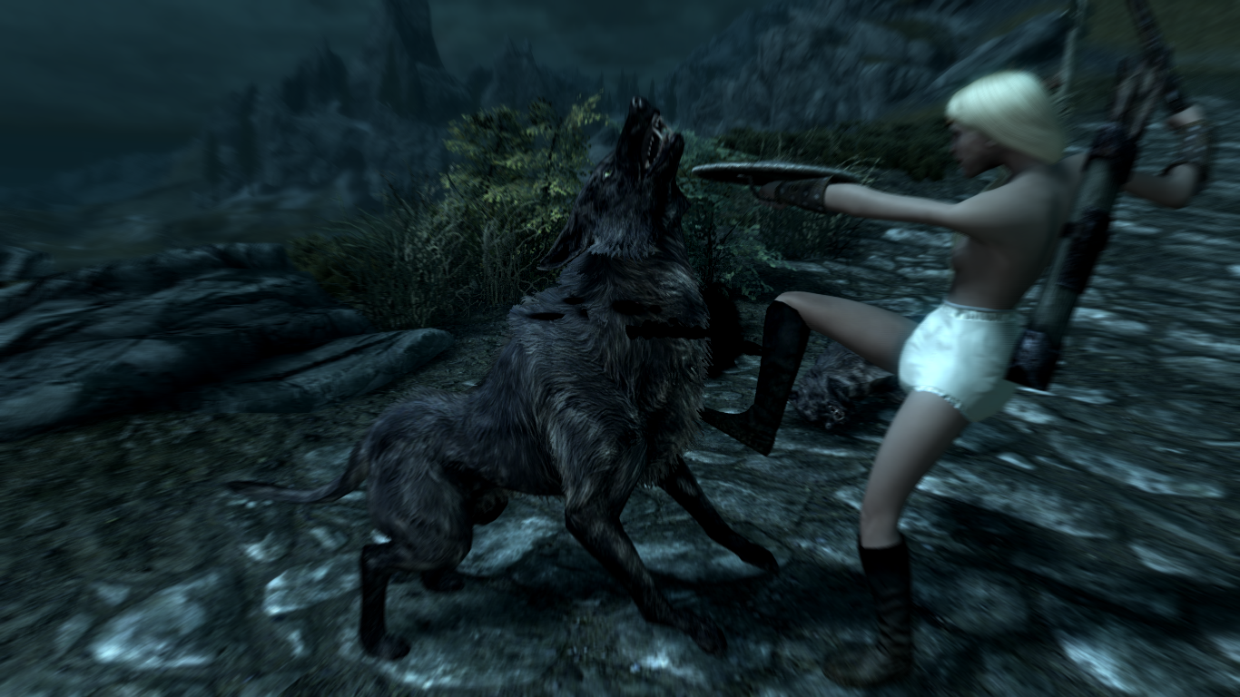 Panty-clad misadventure and peril