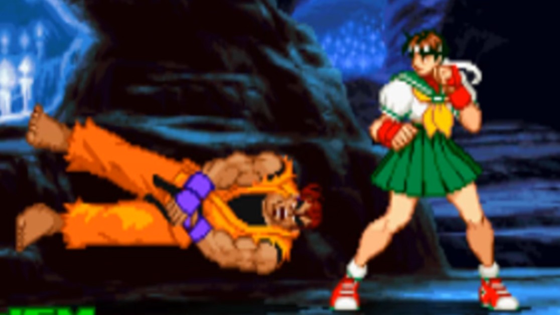 Sakura looking hot as Dan is in pain