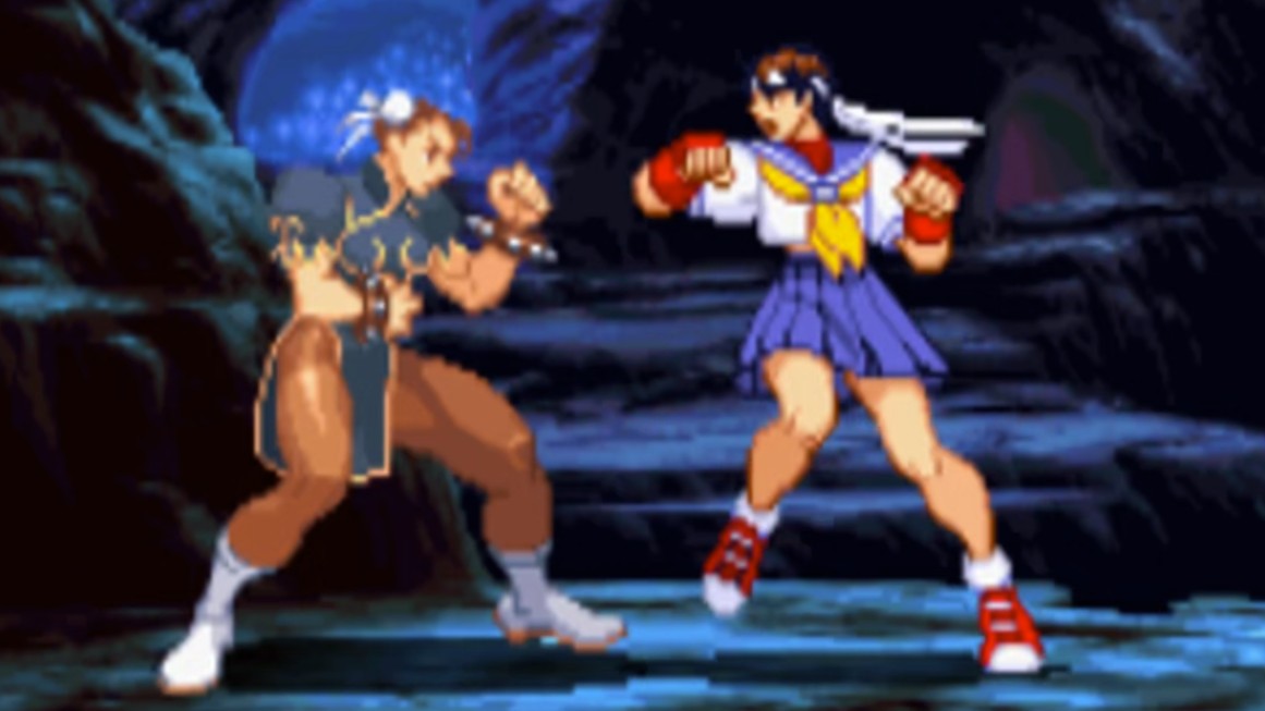 Sakura Ready to Knock Chun Li OUT