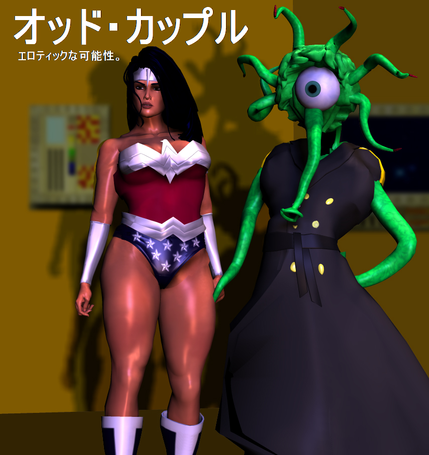 Wonderwoman and Admiral Zex - Bizarre coupling