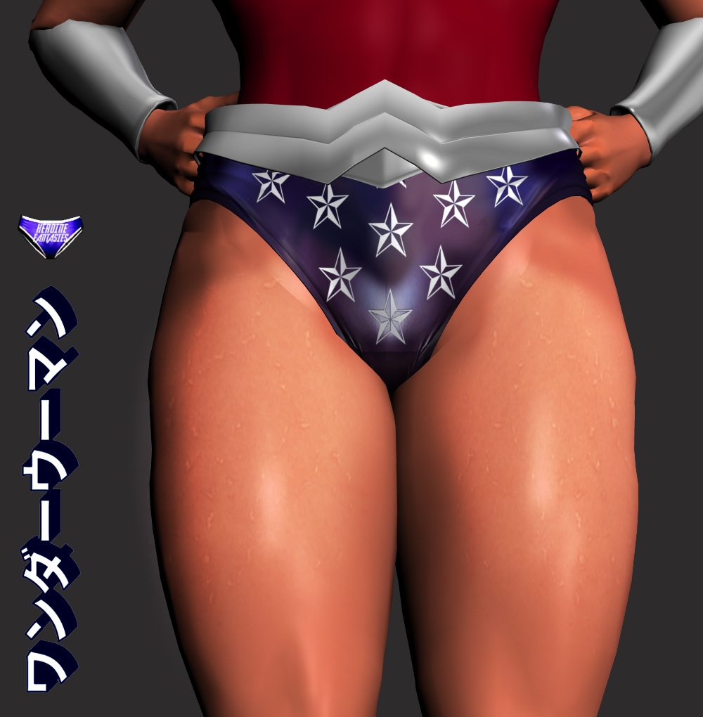 WonderWoman  Tight Sweaty Rubber Pants #2